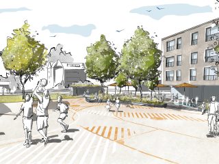 Aufwertung Lindenturnhallen-Areal Ortseingang Köngen West